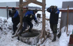 Устройство и особенности копки колодцев зимой