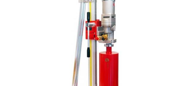 Как работает установка алмазного бурения?