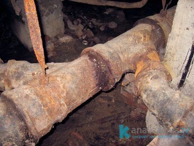 Демонтаж канализации из железобетонных труб