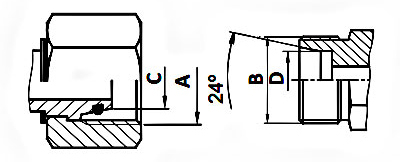 Фитинг dkol м22х1 5