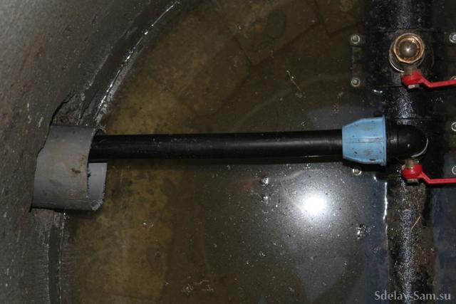 Поменять водопроводные трубы под землей труба в трубу